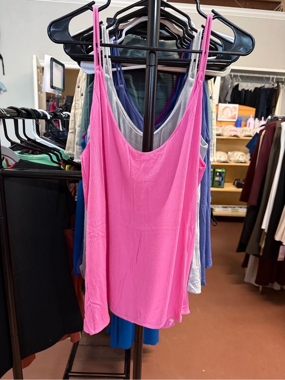 Zenana Outfitters Candy Pink Spaghetti-Strap Camisole